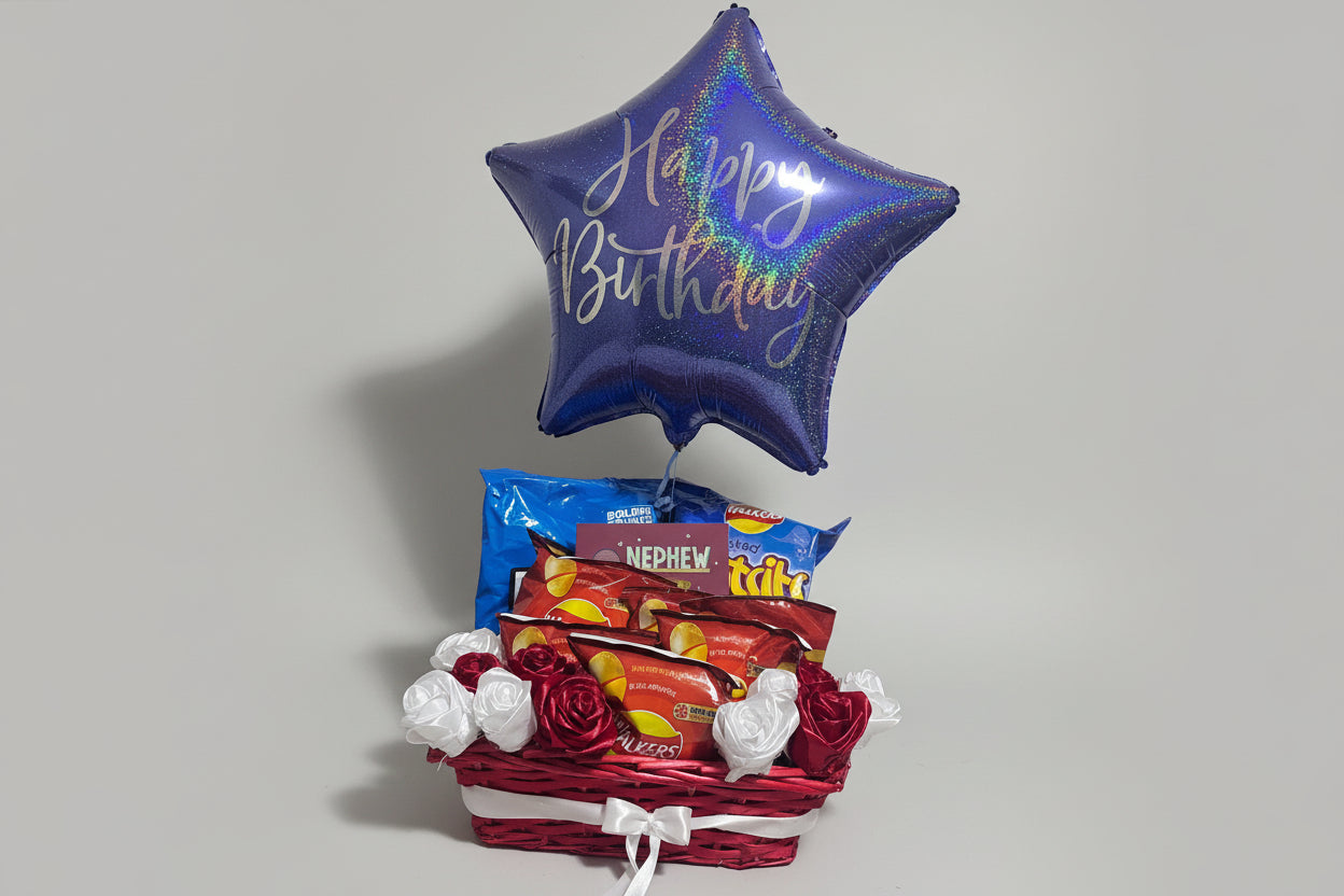 Birthday Chocolate hamper with Balloon